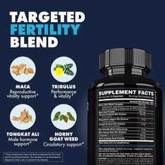 Conquer Semen Volume Booster – Male Enhancing Supplement 60 Count (Pack of 1)