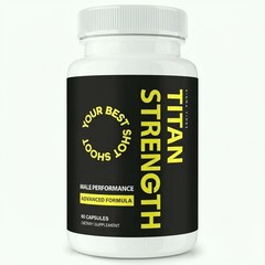2 Pack Titan Strength Pills for Men, Volume & Energy Enhancer 60 Caps FS