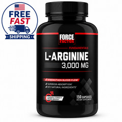 Force Factor L-Arginine 3000 MG, Extra Strength Nitric Oxide & Circulation Boost