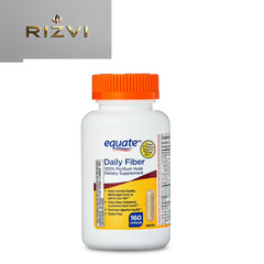 Equate 100% Psyllium Husk Daily Fiber Dietary Supplement, 160 Capsules