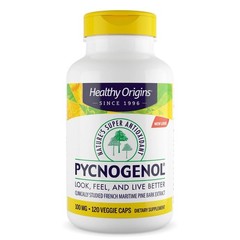 Wellness Origins Pycnogenol 100 mg Super Antioxidant, Non-GMO Gluten Free 120 Ca
