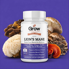 FreshCap Lion’s Mane Mushroom Extract 60 Capsules / Grow Brand