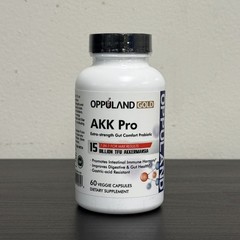 AKK Pro Akkermansia 15 Billion TFU Extra Strength Gut Comfort 60 Veggie Caps New