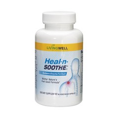 HEAL|N|SOOTHE Anti Inflammatory Supplement Count Enzyme | 90 Proteolytic NEW