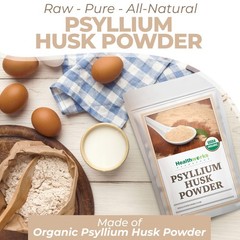 Organic Psyllium Husk Powder 32 Oz 2 Lbs Raw Certified Finely Ground from