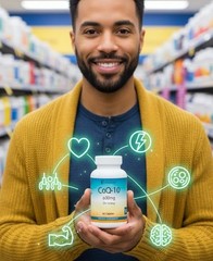 CoQ10 Capsules 600mg Serving – Ultra High Absorption – Extra Strength Sunlight –