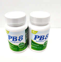2-Pack PB 8 ProBiotic Acidophilus Vegetarian, 60 Cap Each 120 Total Exp 04/2026