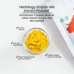 Herbilogy Empon Mix (Turmeric, Javanese Curcuma, and Red Ginger Extract Powder)