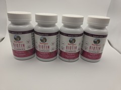 4 MaryRuth’s Biotin Hair Skin Nails Gummies Goji Berry Sugar Free. Exp: 8/2026