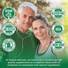 Zazzee USDA Organic Bilberry 20:1 Extract, 6000 mg Strength, 120 Vegan Capsules