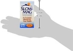 Slow Mag Magnesium Chloride and Calcium, 60 Tablets each (Value Pack of 3)