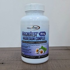 MoxyVites MagniRest PM Magnesium Complex for Women & Men – calming botanicals