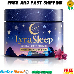 Lyrasleep Gummies – Nighttime Relaxation & Sleep Support Supplement with L-Thean