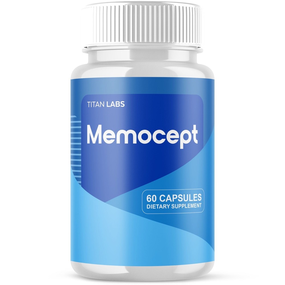 (1 Pack) Memocept Nootropic Natural Formula Brain Supplement Memo Cept 60 Caps
