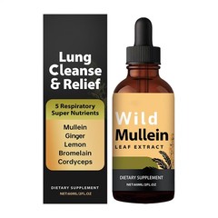 Lung Supplement Mullein RespiClear Wild Health Drops Respiratory Support Product