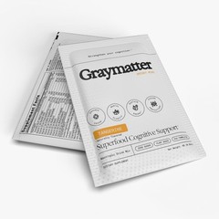 Graymatter Bright Mind Nootropic Powder (Tangerine flavor) 20 Travel Packets