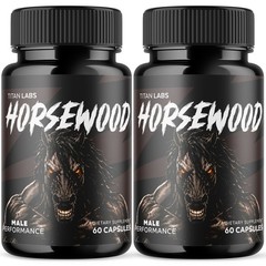 (2 Pack) Horsewood Advanced Male Health Support Formula Horse Wood 120 Capsules