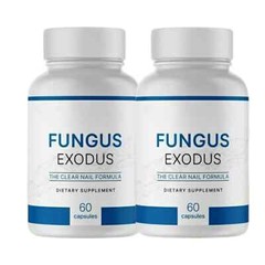2-Pack Fungus Exodus Pills Supports Strong Healthy Natural Nails-120 Capsules