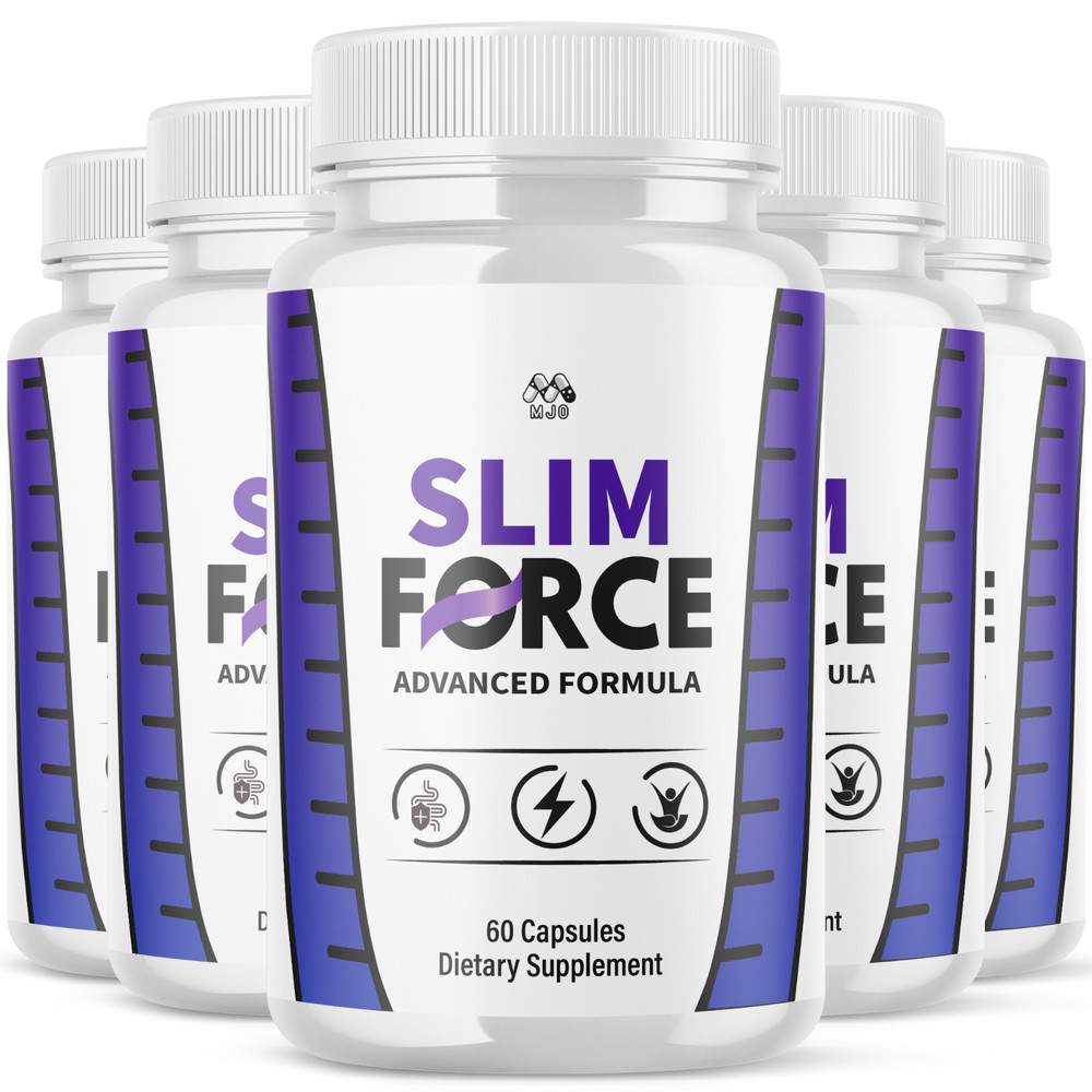 (5 Pack) Slim Force Advanced Weight Management Support Supplement 300 Capsules