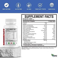 AMS FertiliMax, Fertility Supplements for Women with Folate, CoQ10, DHEA,…