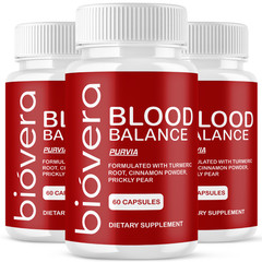 (3 Pack) BioVera Blood Balance Capsules Bio Vera Circulation Supplement (180 ct)