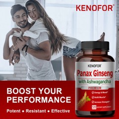 Maximum Potency Ginseng Root Blend Ginkgo Maca 7330 Mg USA