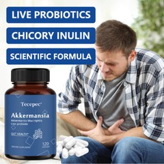 New Formula Akkermansia Muciniphila Live Probiotic Capsules Gut Health Support