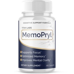 (1 Pack) MemoPryl Nootropic All Natural Brain Supplement Memo Pryl 60 Capsules