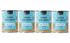 4 x Nutra Organics Chicken Bone Broth Homestyle Original 125g Immune Gut