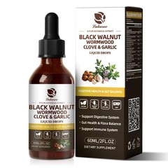 60ML Black Walnut Wormwood Tincture – Rapid Gut Cleanse & Digestive Health