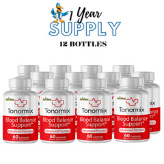 Tonormix- Blood Support- 12 Bottles- 720 Capsules