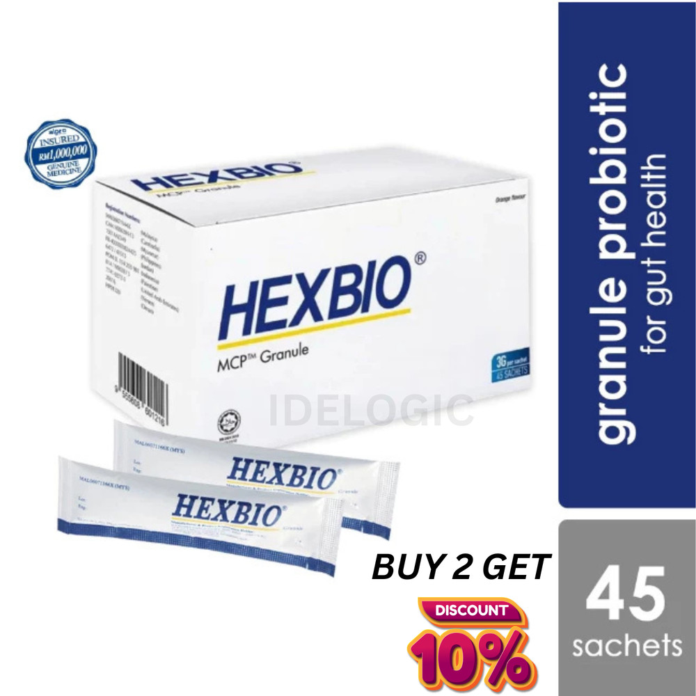 Hexbio Probiotic Granule Support with Lactobacillus 3g x 45’s