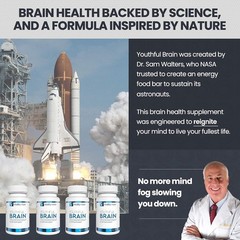 Vitality Now Youthful Brain Memory Health Supplement Tablets – 60 Count