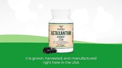 Triple Strength Astaxanthin 12mg – Patented Formula, 70+ Clinical Trials, USA Ma
