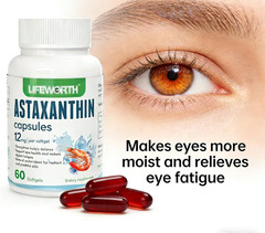 Astaxanthin Supplements Astaxanthin 12Mg – Triple Strength Astaxanthin Sourced f