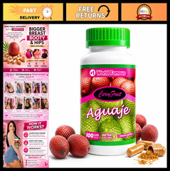 Natural Aguaje Pills for Women – 2 Pack, 2 Month Supply for Curvy Hips & Booty