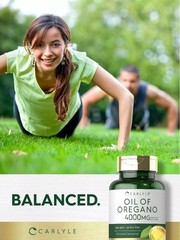 Oregano Oil 4000 mg 150 Softgel Capsules | Contains Carvacrol | by Carlyle