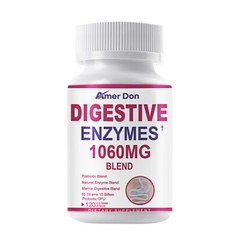 Digestive Enzymes Prebiotic & Probiotics Pancreatin Enzimas Digestivas 120 caps