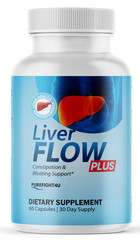 Liver Flow Plus Gut Health and Liver Support Formula Supplement – 60 Capsules