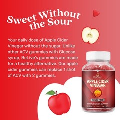 Apple Cider Vinegar Gummies – ACV Gummies without Sugar I Detox & Cleanse Dig…
