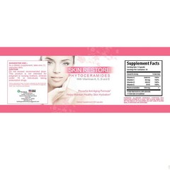 Skin Restore Multivitamin Collagen Supplement & Facial Cream Serum Moisturizer