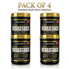 Allmax Nutrition Vitastack Vitamin 30 Packs Bulk 4 Box Supply 1080 Pills Muscle