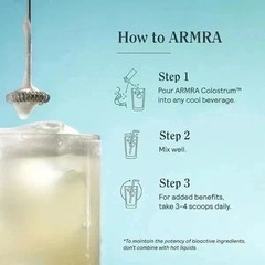 ARMRA Colostrum Powder Unflavored 120 Servings Dietary Supplement – 1-3 Bottles