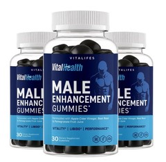 (3 Pack) VitalHealth Gummys Male Health Support Vitamin Vital Health 30 Gummies
