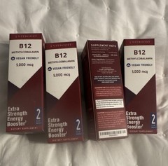 VITBOOST B12 Methylcobalamin Extra Strength Vegan 5,000 mcg Liquid 2 Pack