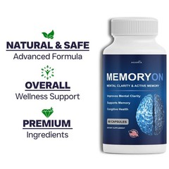 (5 Pack)MemoryOn Advanced Mind Memory & Cognitive Support Pills Genuine MemoryOn