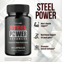 (3 Pack) Steel Power Advanced Male Health Support Supplement SteelPower