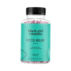Black Girl Vitamins PCOS Relief – Cycle Support for Women – 60 Gummies