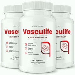 Vasculife Capsules, Natural Blood Balance Support for Healthy Heart – 3 Pack