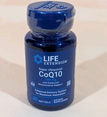 Enhanced Ubiquinol Extension Super Life CoQ10 w/ Enhanced Mitochondrial 100mg 60